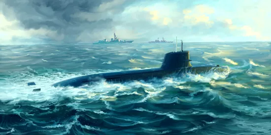 Trumpeter - Japanese Soryu Class Attack Submarine 